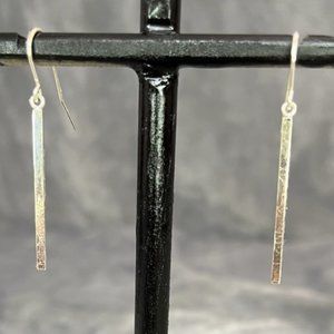 Sterling Silver Bar Earrings